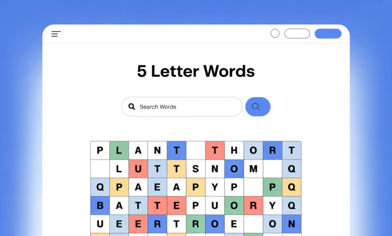 WordHippo 5 Letter Words